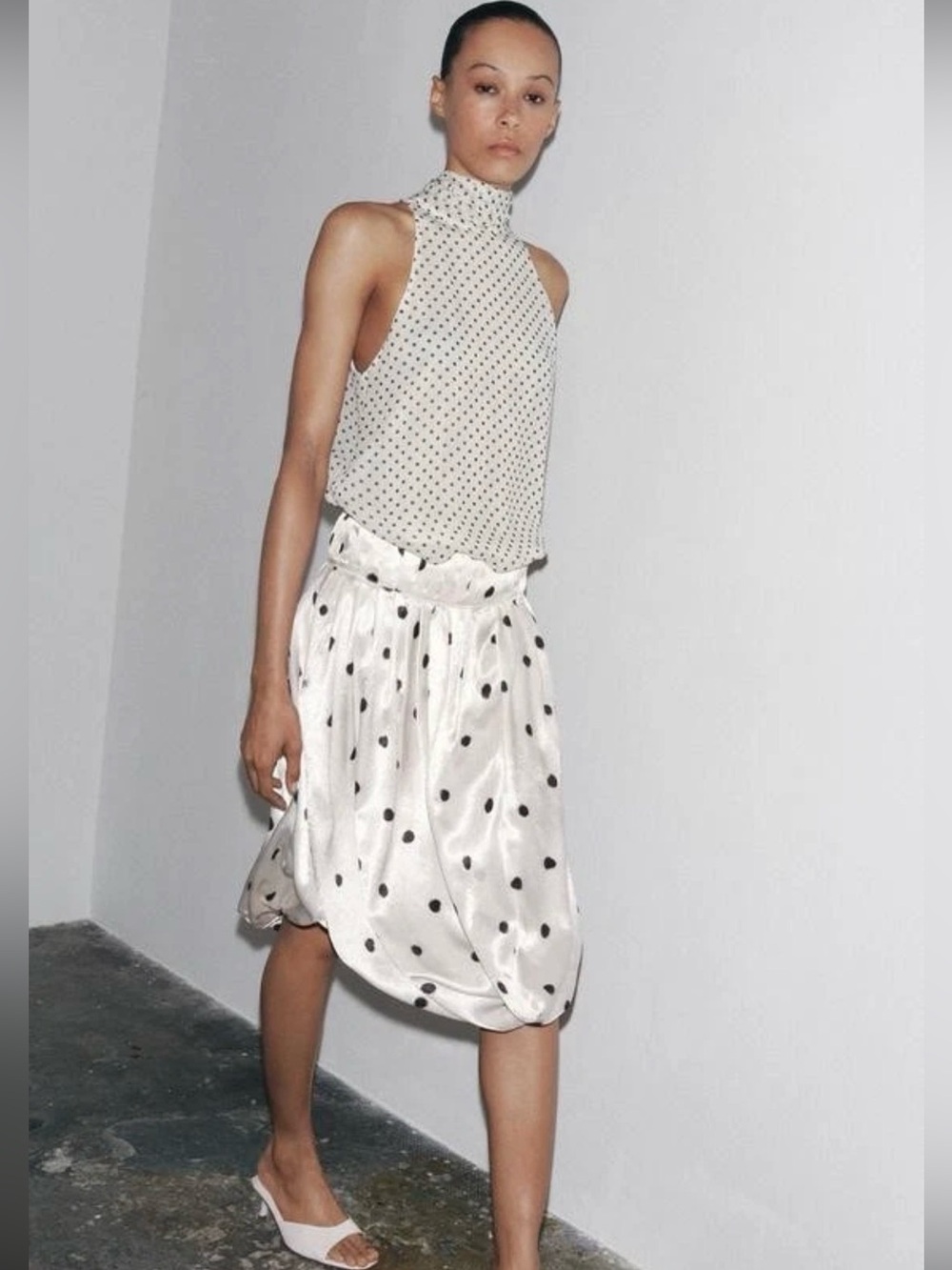 Zara bubble skirt